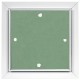TRAPPE ALU PLATRE 200X200 POUSSE-LACHE ETANCHE A L'AIR POUR PLAQUE DE PLATRE