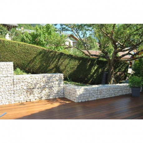 Gabion 100X30X50 maille 10X5 Diam fil : 4,5 mm galvanisé