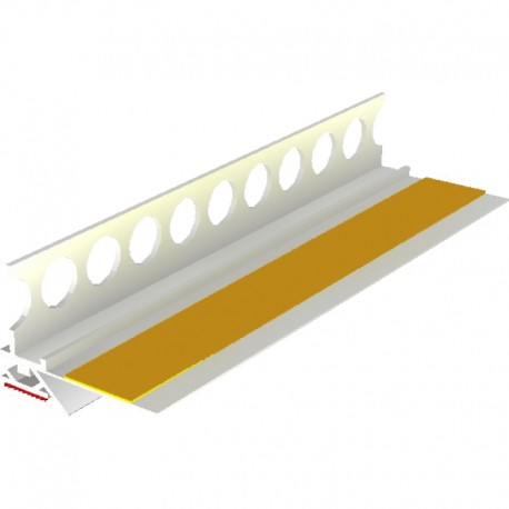 Profilé de protection pour portes et fenêtres dynamique en PVC avec lèvre